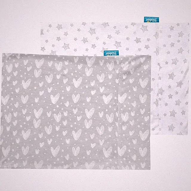 100% Jersey Cotton Pillowcase Soft & Breathable Pillow Cover 16"x24" 2 Pack
