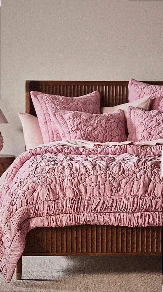 Anthropologie Brook cotton Jersey Bedding King