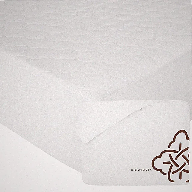 Bioweaves 100 Organic Cotton Mattress Pad Cover, GOTS Certified Cooling 300GS...