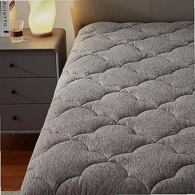 Jersey Knit Mattress Pad, Full Mattress Topper, Pillow Top Mattress Cover, Plush