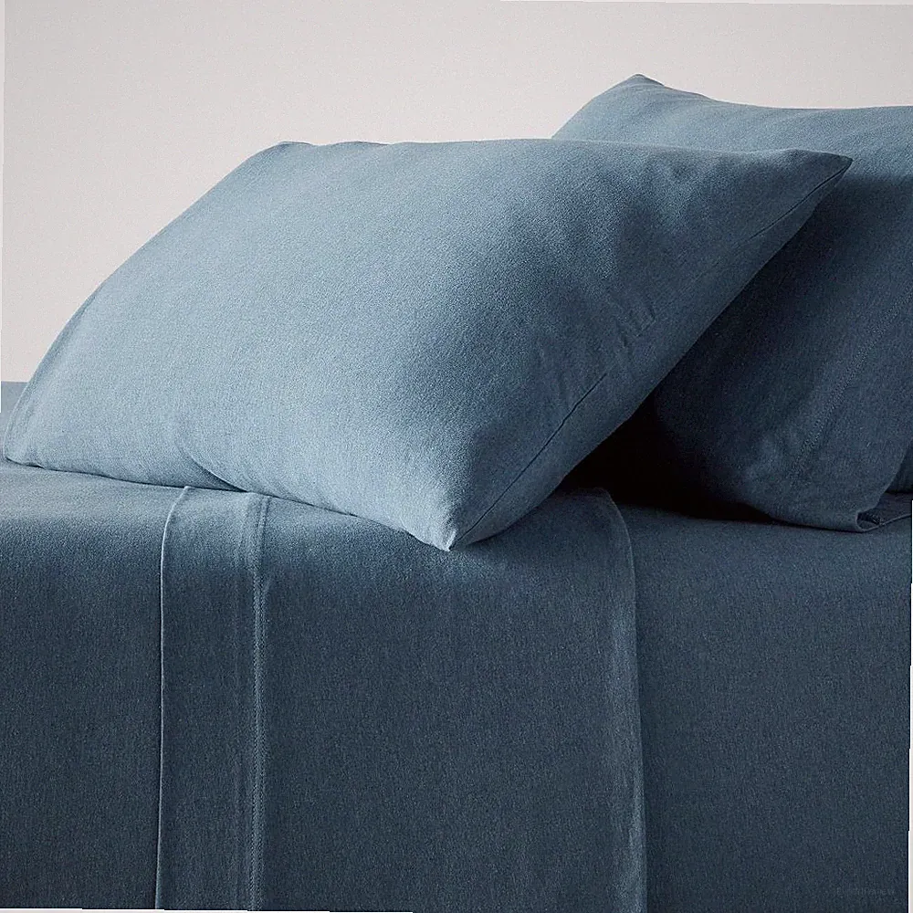 King Cotton Jersey Sheet Set Teal Heather - Threshold
