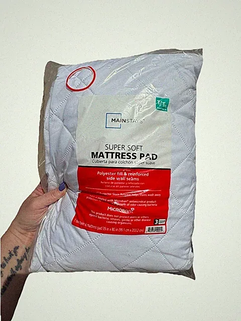 Mattress Pad Twin Pillow Top Jersey Knit Cover