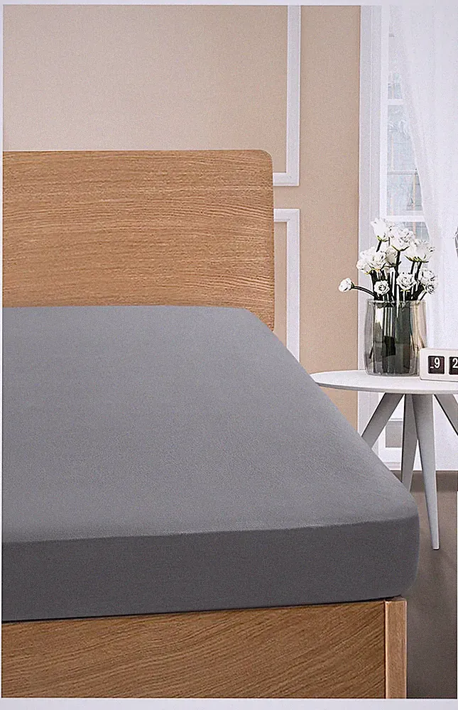 Non-Pilling All Around Elastic Jersey Knit Fitted Sheet 100% Turkish Cotton