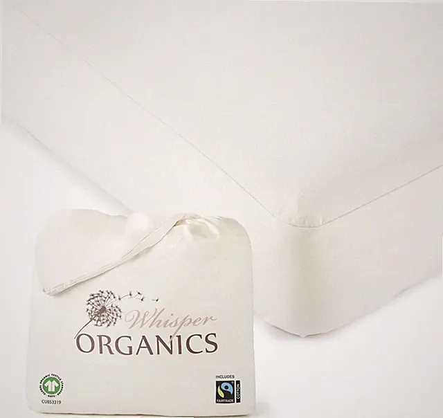 Organic Waterproof Mattress Protector Cal King - 100% Waterproof Mattress Pad...