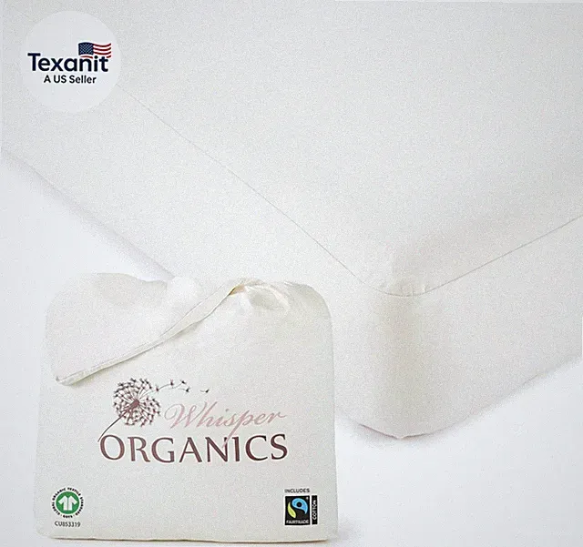 Organic Waterproof Mattress Protector King Size - 100% Waterproof Mattress Pad w