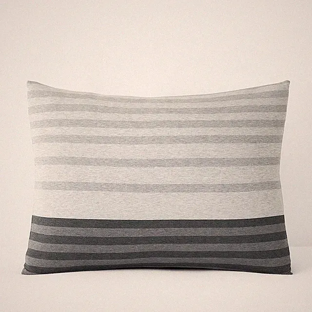 T-Shirt Soft Jersey Knit Stripe Yarn-Dyed Sham-Company Cotton|6172