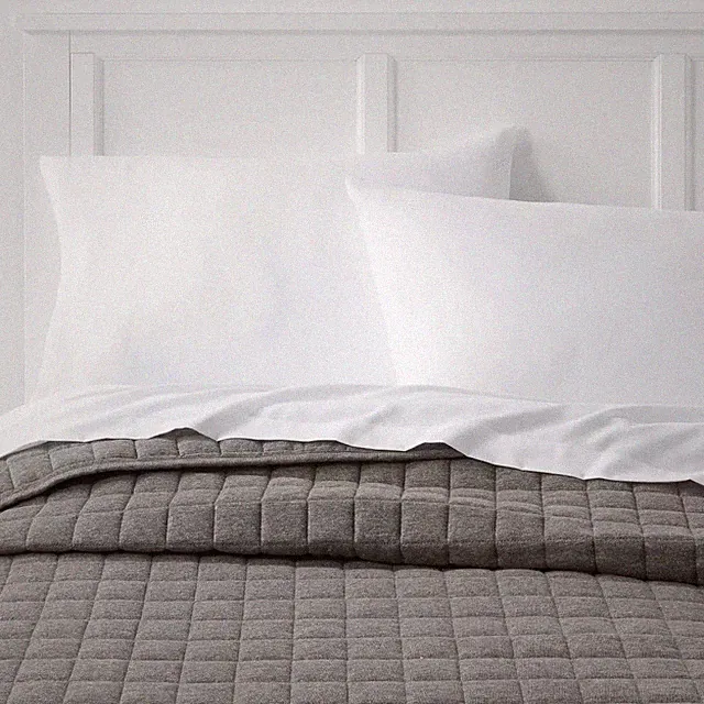Twin/Twin Extra Long Jersey Quilt Black Heather - Room Essentials