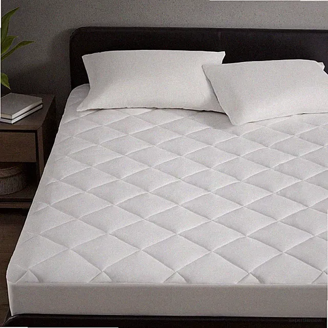 Ultra-Soft King Mattress Pad, Cooling Jersey Knit Topper, Fits 18" Pocket