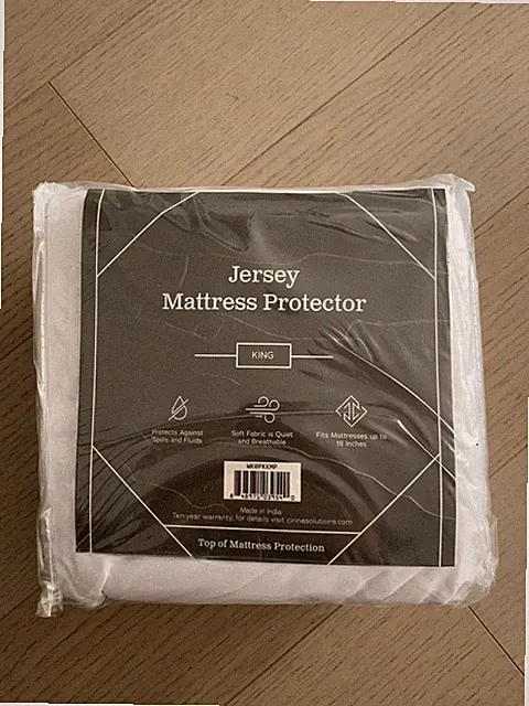 WEEKENDER Fitted Jersey Mattress Protector KING
